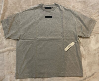 Essentials Fear Of God Dark Heather Men s T-Shirt Size S NWT Oversized