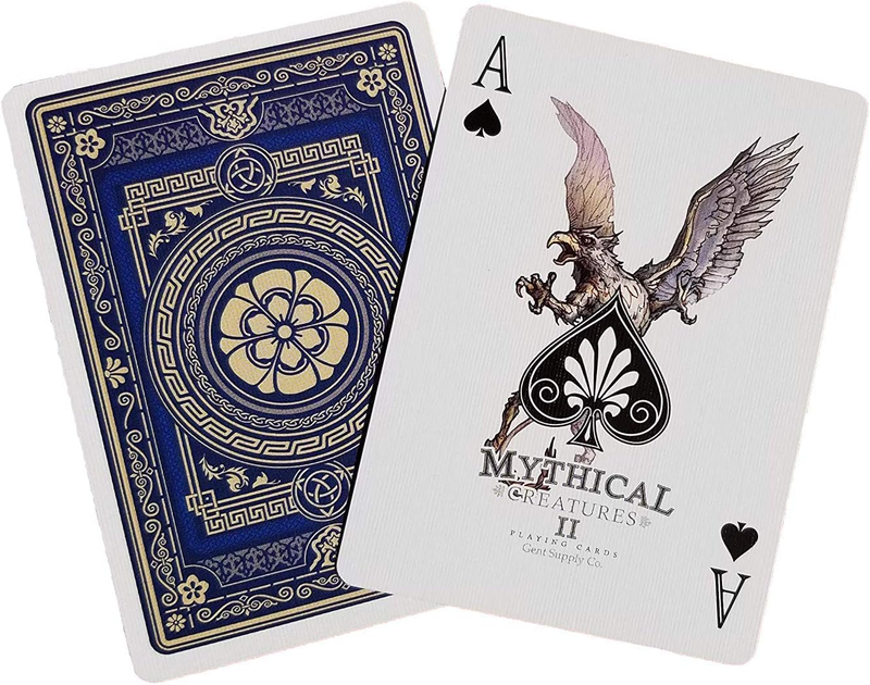 Mythical Creatures Ii (all New Creatures) Playing Cards Gent Supply