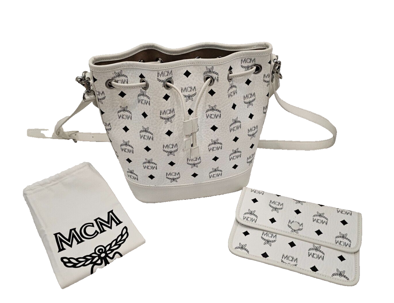 MCM ホワイトレザーバッグ D2584 Designer Leather Bags For Women | MCM® US