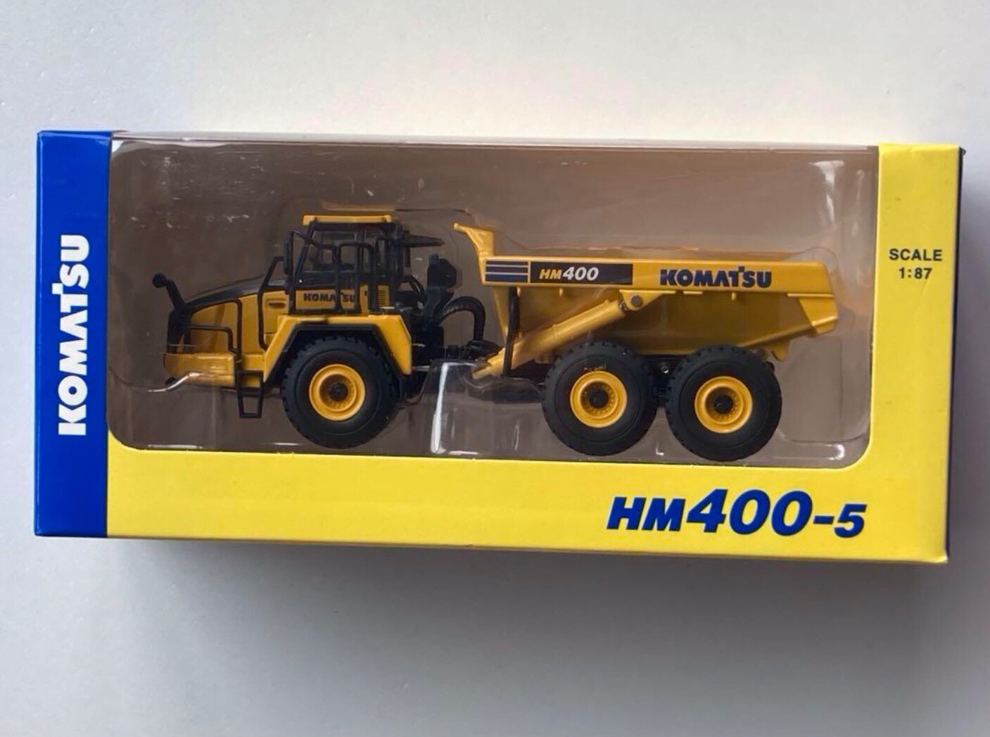 Komatsu ミニカーセット FH160-1 HD325-8 HM400-5 KOMATSU 1:87 HM400-5 / FH160-1 Forklift articulated dump
