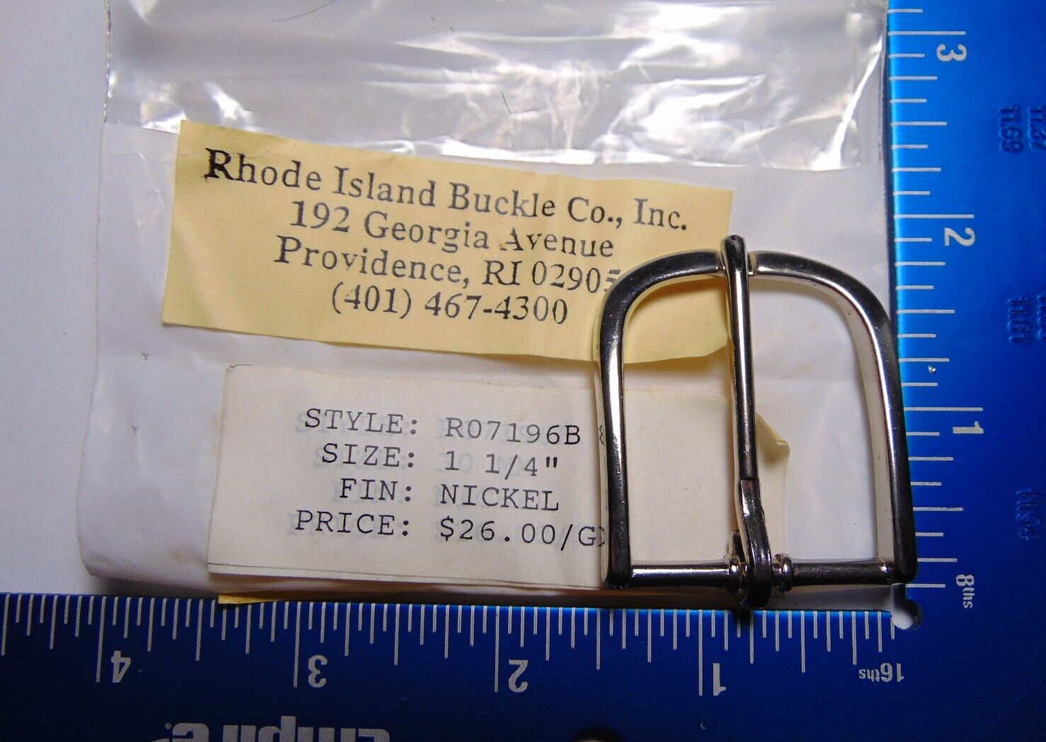 Vintage Rhode Island Buckle Co Nickle Finish R07196B | eBay Vintage Rhode Island Buckle Co Nickle Finish R07196B | eBay