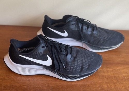Size 12 - Nike Air Zoom Pegasus 37 Black White | eBay