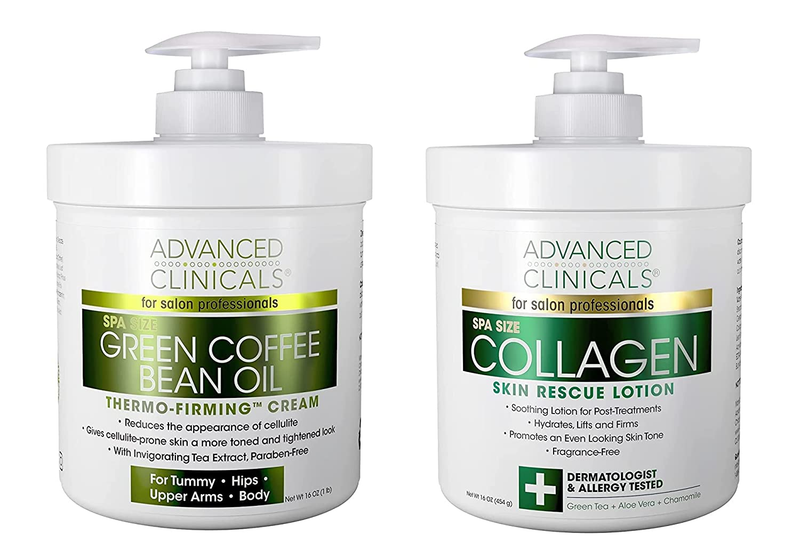 Collagen Firming Cream + Green Coffee Bean Oil Body Lotion Moisturizer Skin Care