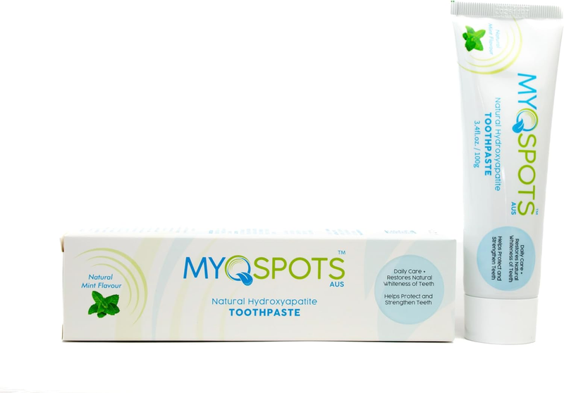 MYOSPOTS Natural Toothpaste with Hydroxyapatite Reinvented Oral Care for Dental 