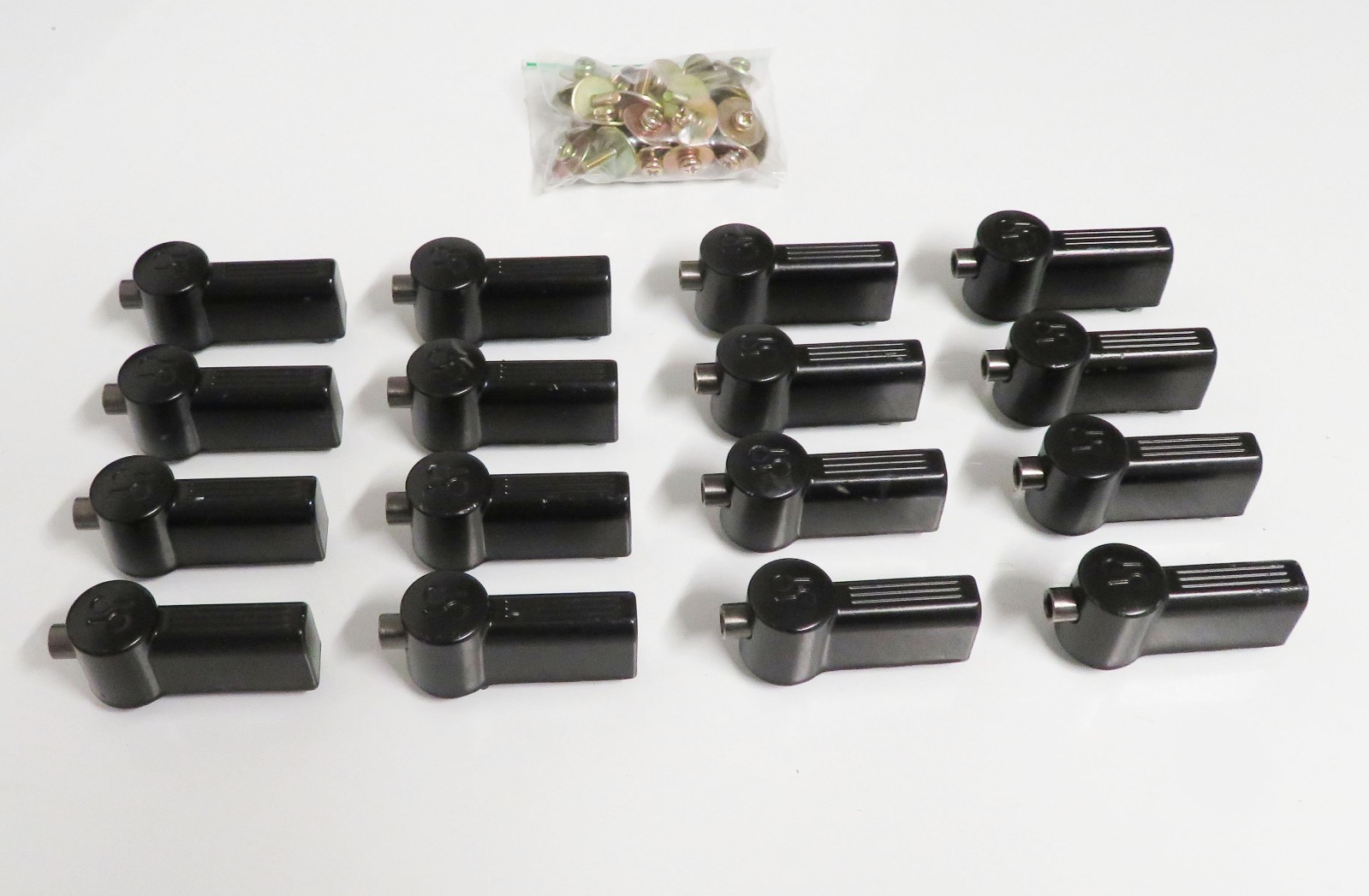 16 SONOR BLACK TOM & SNARE DRUM LUGS For Force 3007, 2007, 1007, Special Edition