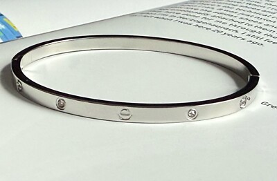 Armreif L,O,V,E Stainless Steel Gold/Silver