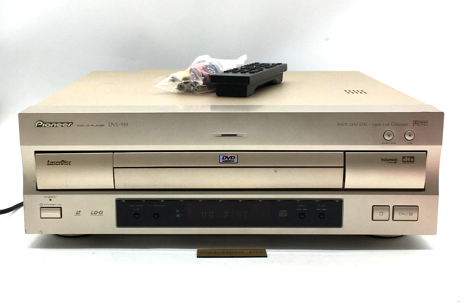 【訳アリ】Pioneer DVL-919 Serviced】Pioneer DVL-919 LD DVD CD Player 100V w/ Remote