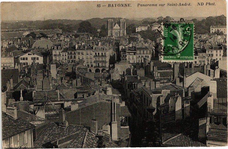 Cpa Bayonne - Panorama Sur St-AndrÃ (162960)