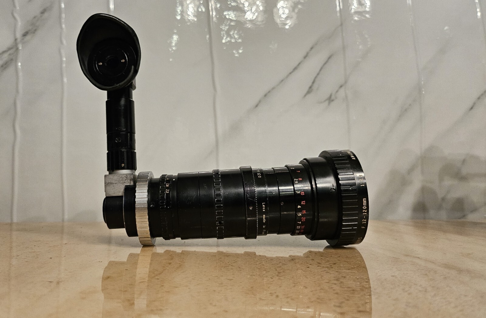 レンズ(ズーム) ANGENIEUX F.12-120mm 1:2.2 ANGENIEUX 12-120mm F2.2 16mm Zoom Lens Type 10x12A 1:2.2