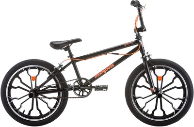 20" Boys BMX Bike Single Speed Freestyle Caliper Brakes Mongoose Steel Black