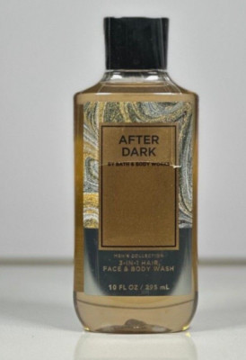 Bath & Body Works After Dark Men's 3 in 1 Face Hair & Body Wash 10 oz