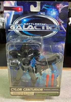1996 Trendmasters Battlestar Galactica BLACK Cylon Centurion Figure NIB 
