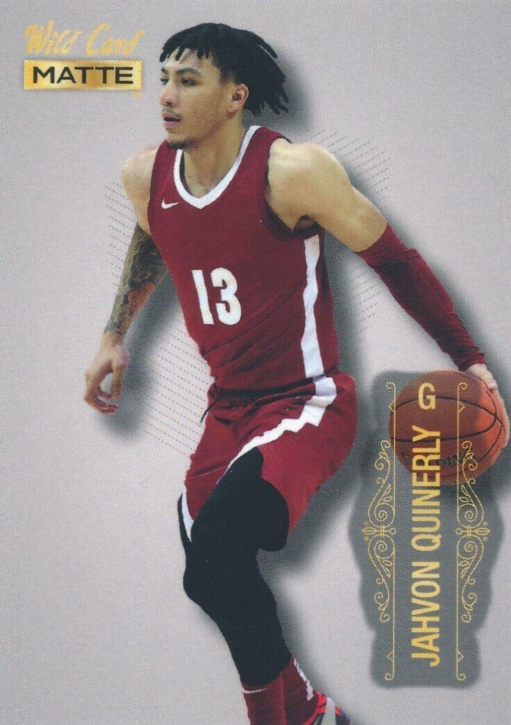 2022-23 Wild Card Matte Draft - Jahvon Quinerly #MB-31 Silver (RC) for ...