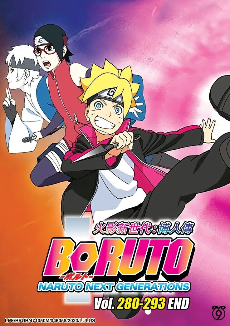 DVD BORUTO: NARUTO NEXT GENERATIONS Vol.280-293 END ENG SUB