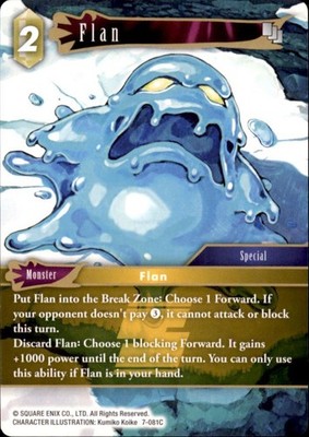 Flan 7-081C Common Opus VII Final Fantasy Near Mint