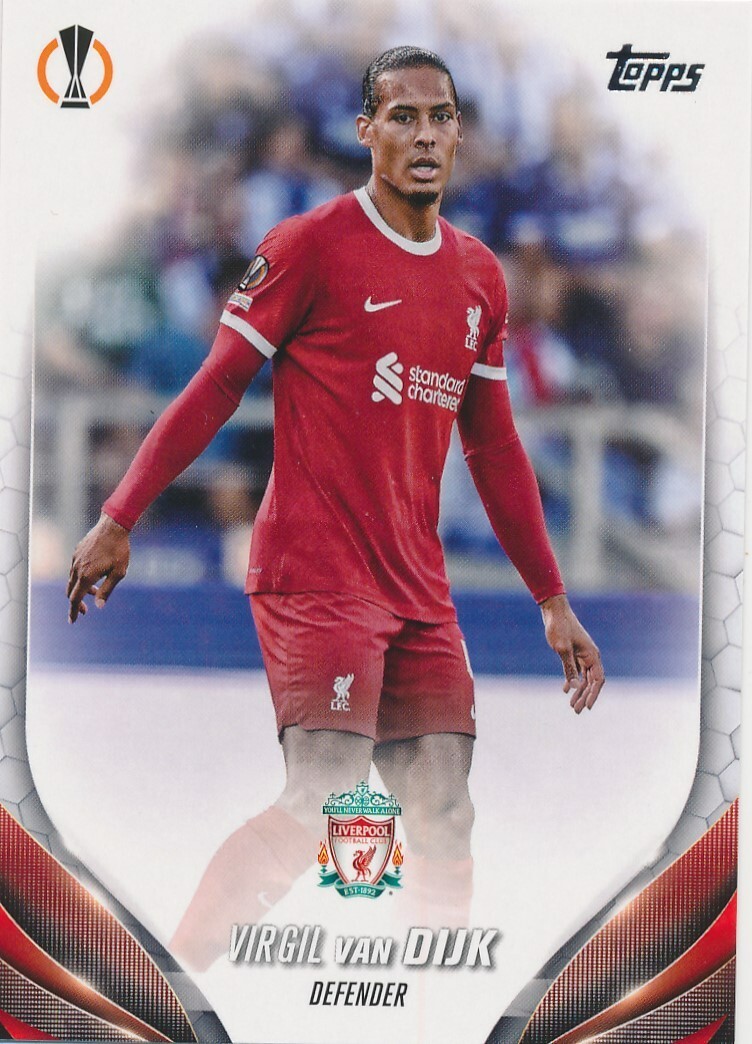 PANINI サッカーカード OBSIDIAN MATRIX VIRGIL VAN DIJK LIVERPOOL 16/49 #MM-VVD 送料無料 中古 IT1 Virgil van Dijk 2019-20 Topps Match Attax Champions League