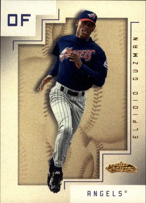 2001 Fleer Showcase Anaheim Angels Baseball Card #130 Elpidio Guzman RS RC /1500