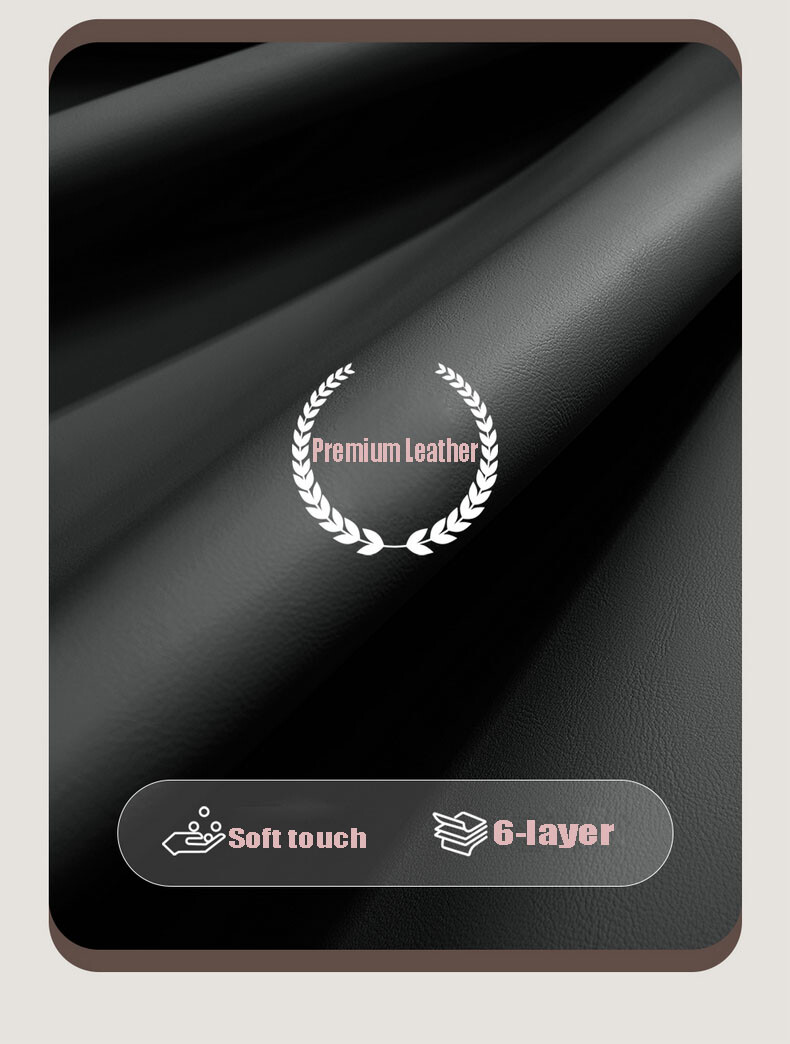 For Toyota RAV4 Front + Rear Car Seat Covers 5-Seats Protector Leather Full Set