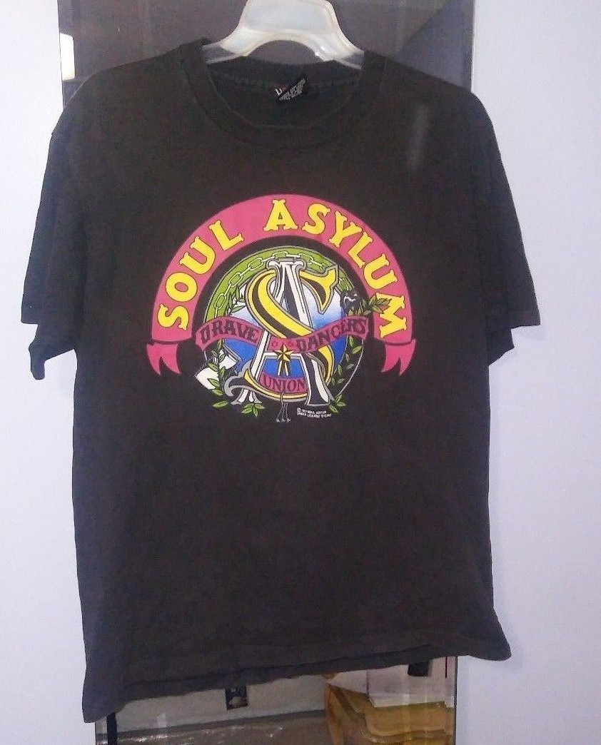 ORIGINAL Soul Asylum Grave Dancers Union Tour Tee Shirt Vtg 1992 XL Giant Tag