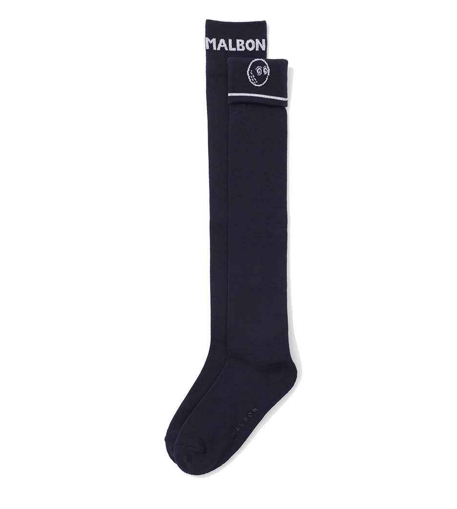 Malbon Golf] Bucket Folding Over Knee Socks - Navy | eBay