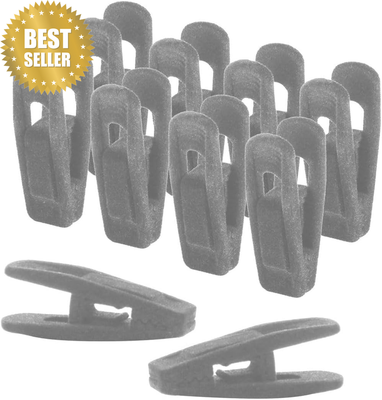 30 Pack Velvet Hanger Clips, Non-Slip Velvet Hanger Clips Ideal for Pants, Baby