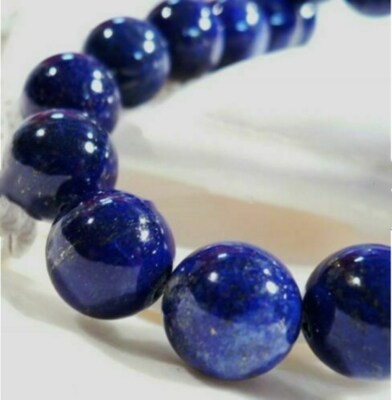 Huge 20mm Genuine Natural Blue Lapis Lazuli Gemstone Round Loose Beads 15'' AAA+