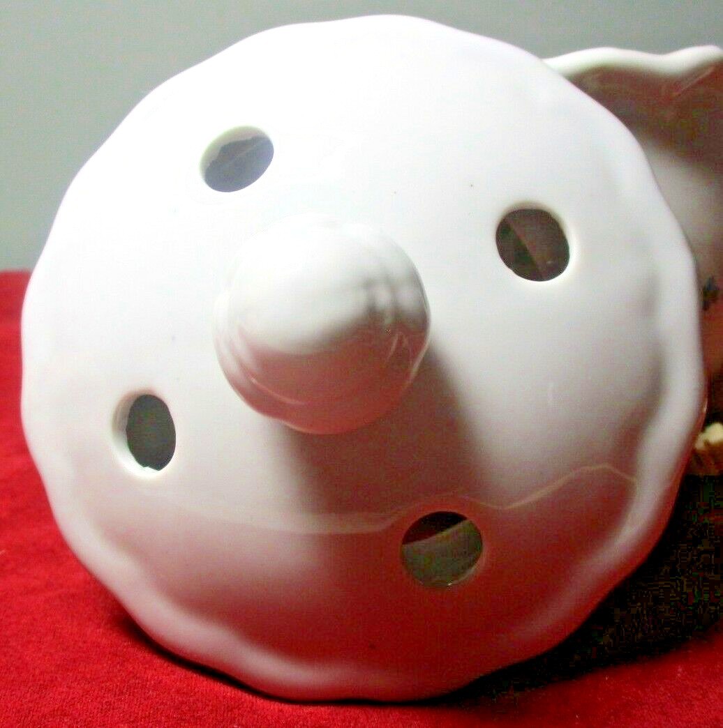 EUC Ceramic POTPOURRI WARMER ~ Pretty Floral Design