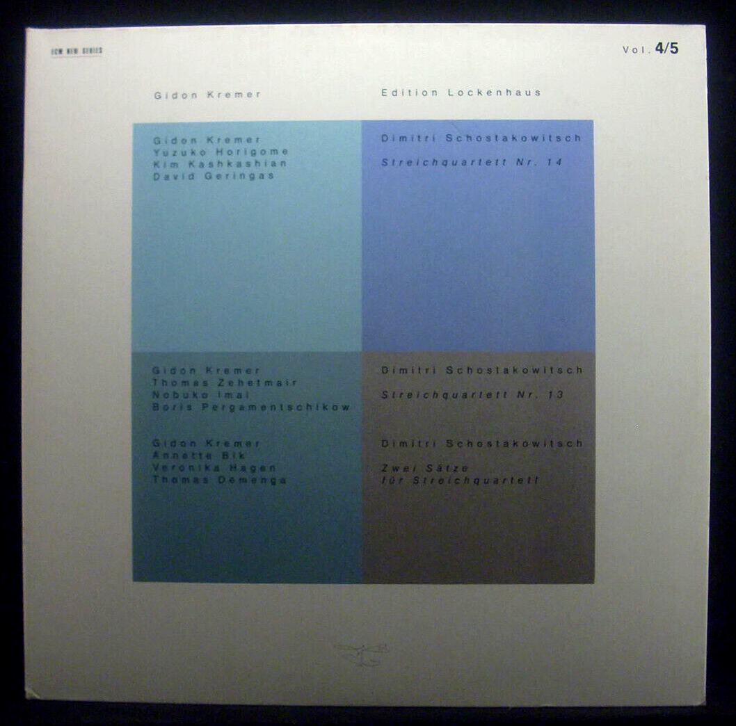 Gidon Kremer Edition Lockenhaus 独ECM 5LP Amazon.com: Edition Lockenhaus Vols. 4 & 5 : Gidon Kremer