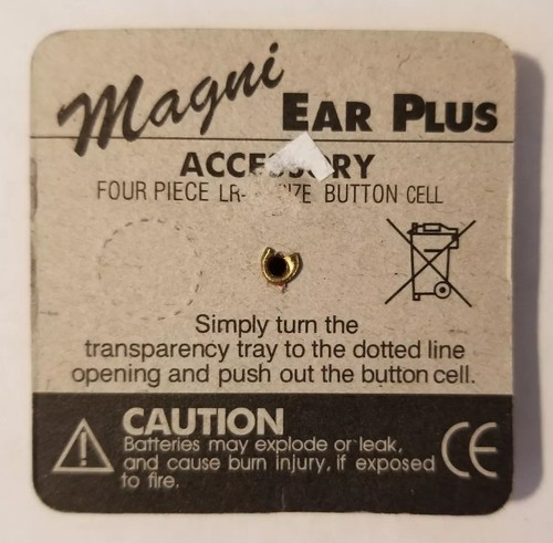 Kagan Mighty Ear/ Magni Ear Plus Sound Amplification System Batteries