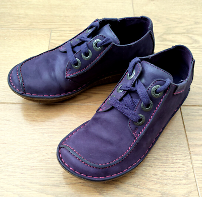 Clarks funny dream shoes purple discount