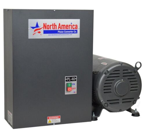  Rotary Phase Converter PL-40 Pro-Line 40HP - Built-In Starter, Made In USA