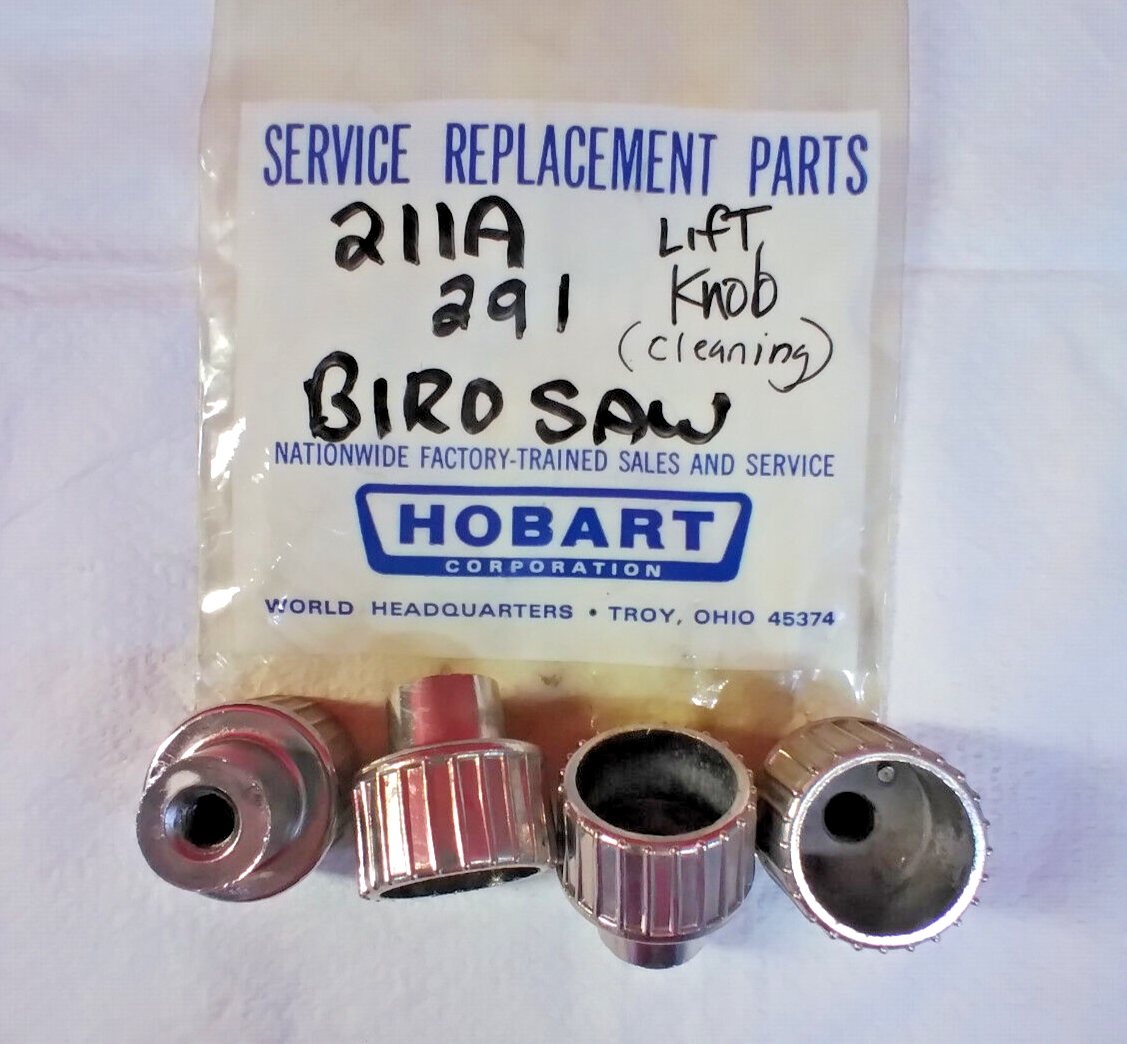 Lot of 4 ~ Biro Saw #291 Cleaning Unit Fastener Knob, Finger Lift Fastener