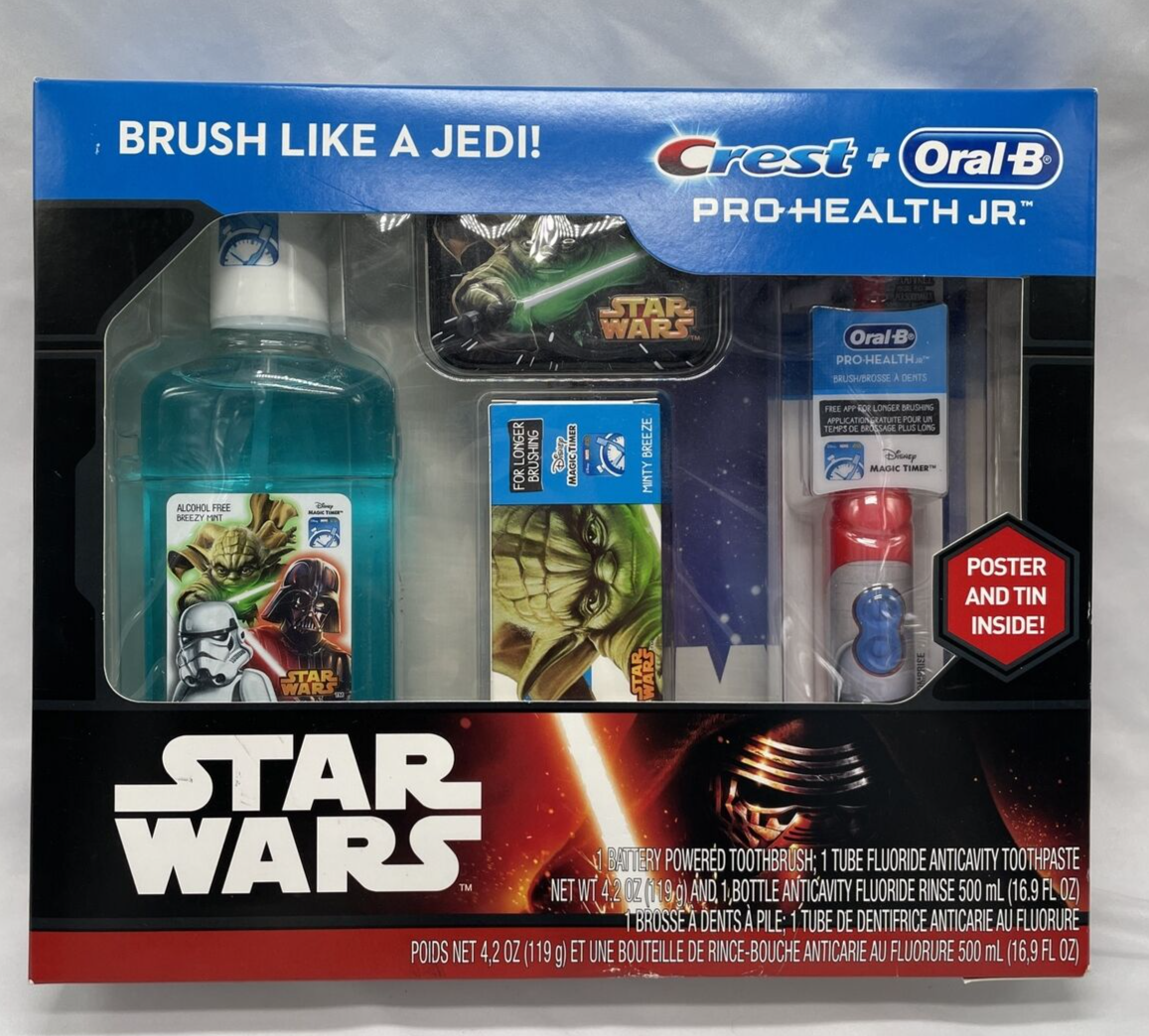 Oral-B Crest STAR WARS BRUSH LIKE A JEDI TOOTH BRUSH SETS ELECTRIC TOOTHBRUSH