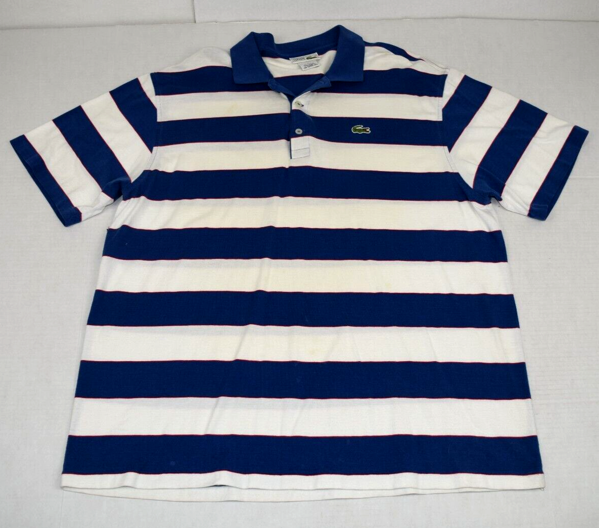 【70'S】CHEMISE LACOSTE VINTAGEフレラコNavy 4 Vintage 70's Chemise Lacoste Blue Red Dress Polyester Knit