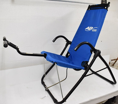 ab lounge 2 abdominal workout fitness exercise blue lounger chair machine 175216532008