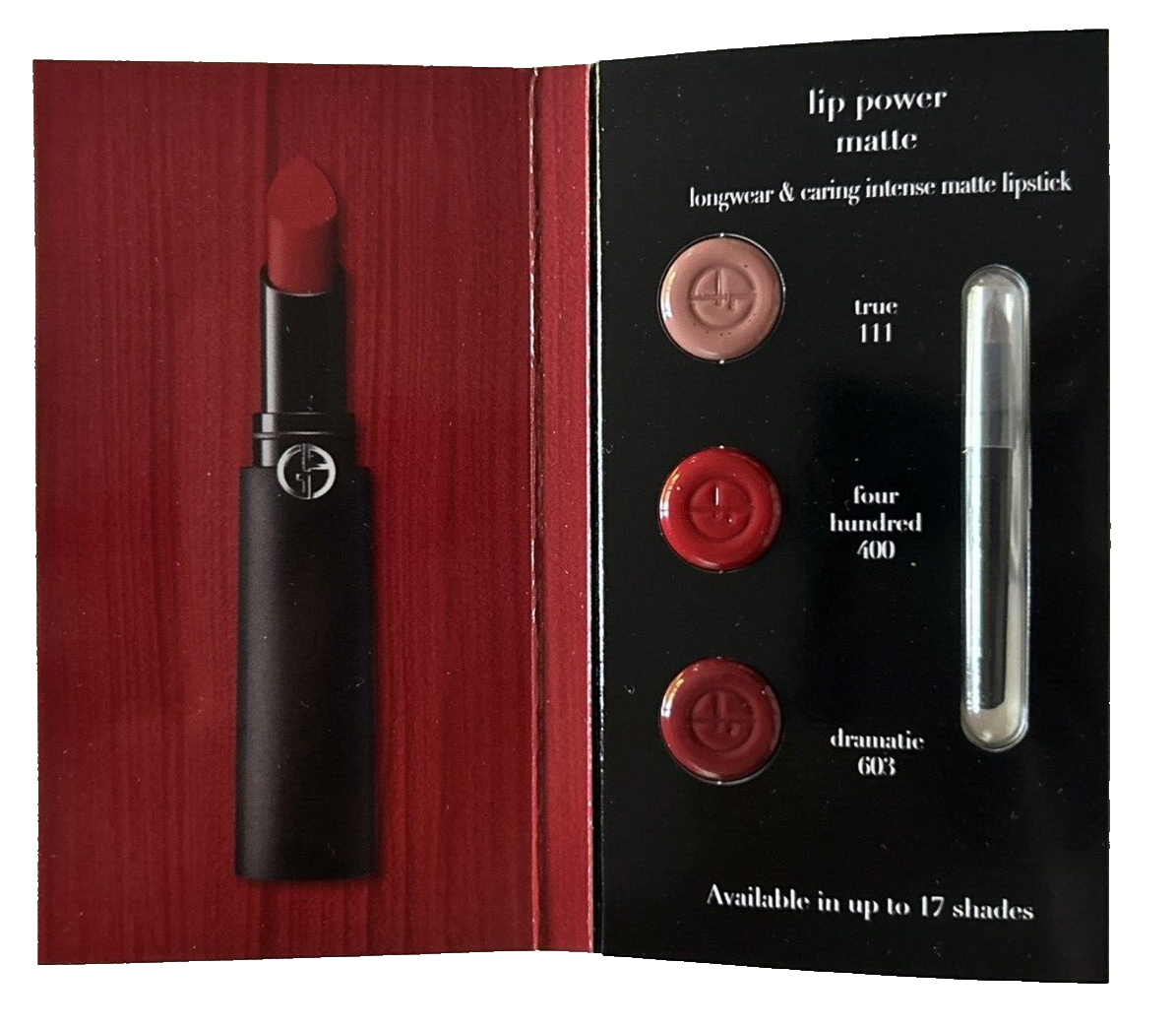 【松本】Giorgio Armani Yves Saint Laurent Lip Power Long-Lasting Matte Lipstick — Armani Beauty
