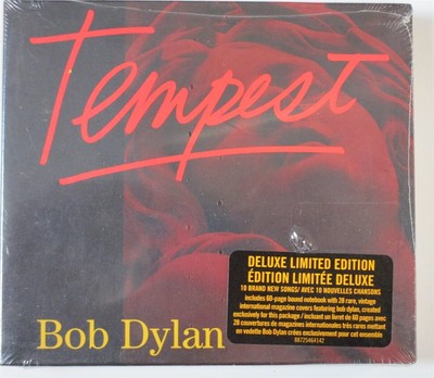 CD Tempest by Bob Dylan Deluxe Limited Edition & 60pg Booklet NEW