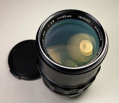  Serviced  Minolta MC Tele Rokkor-PF 135mm f2.8 1603082 Sony Olympus Fujifilm