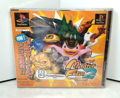 Unopened MONSTER FARM 2 II Sony Playstation PS1 Retro Game Japan