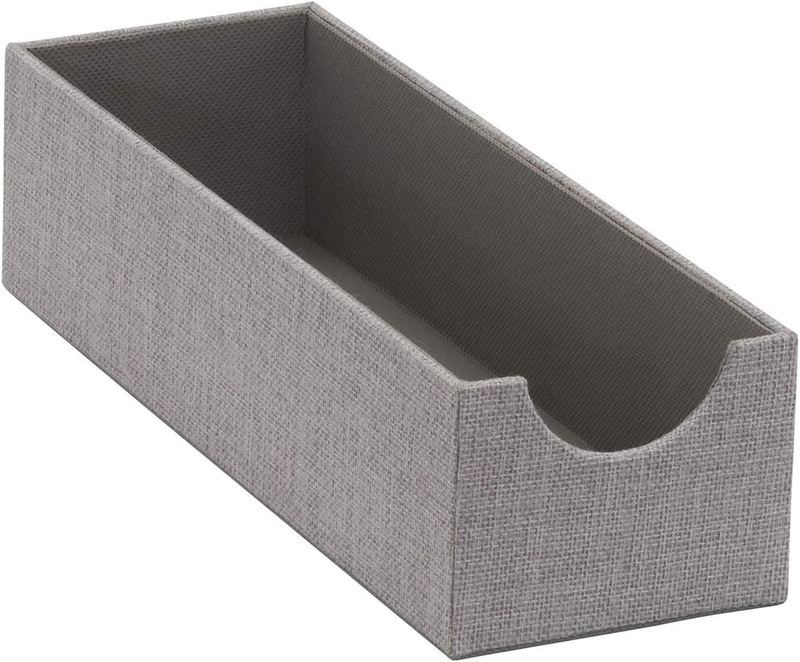 Household Essentials Grey 725-1 Deep Drawer Organizer Box for Storage | 12 in X