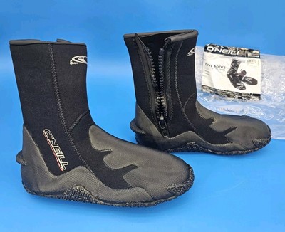 O'NEILL Dive Aquatic Boot Shoe. Mens 8 Style 3999. Black. Made in Thailand. 