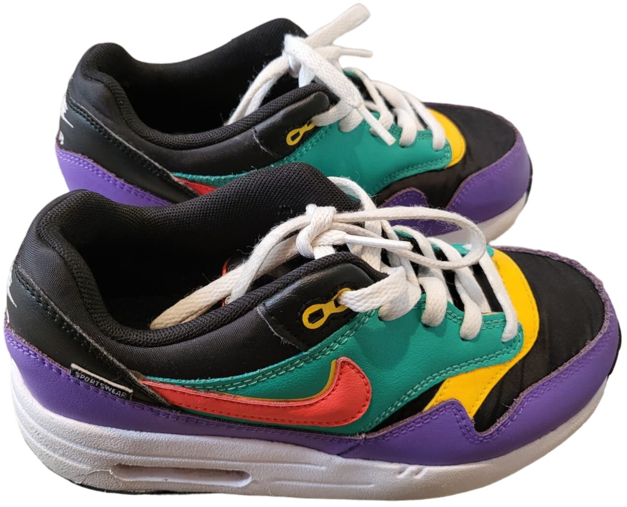 公式正規品!★NIKE AIR MAX 1 ICON CLASH CW6541-100 Nike Air Max 1 Evolution Of Icons Multi-Color