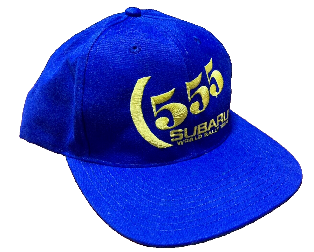 SUBARU 555 キャップ 555 Subaru World Rally Team Cap Vintage 90s Snap British