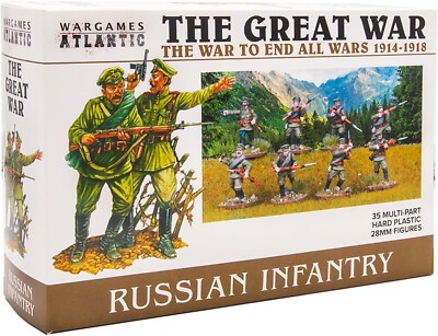 Военные игры Atlantic: The Great War - Русская пехота (35 фигурок)