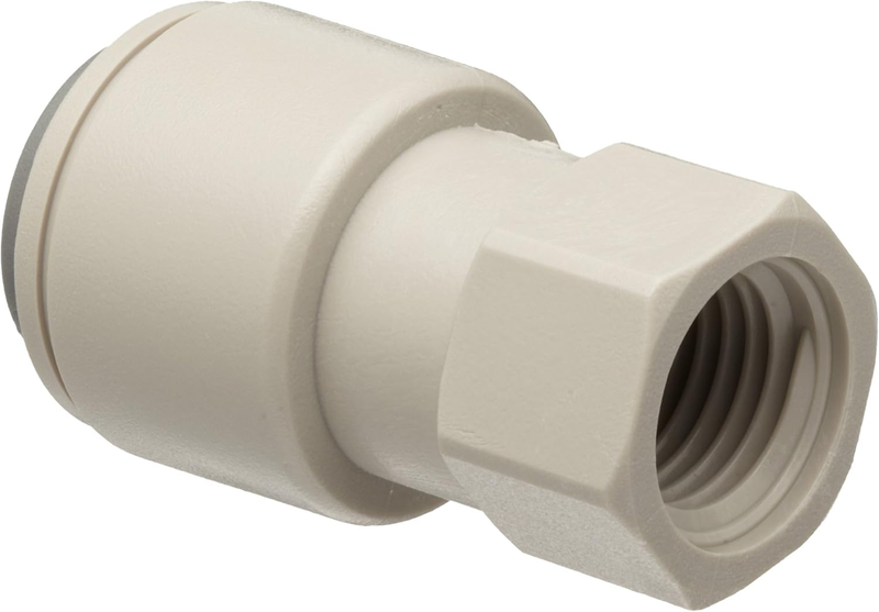John Guest Single Check Valve For 3/8" Tube OD - Acetal Copolymer, Prevents Flow Reversal In Liquid Systems