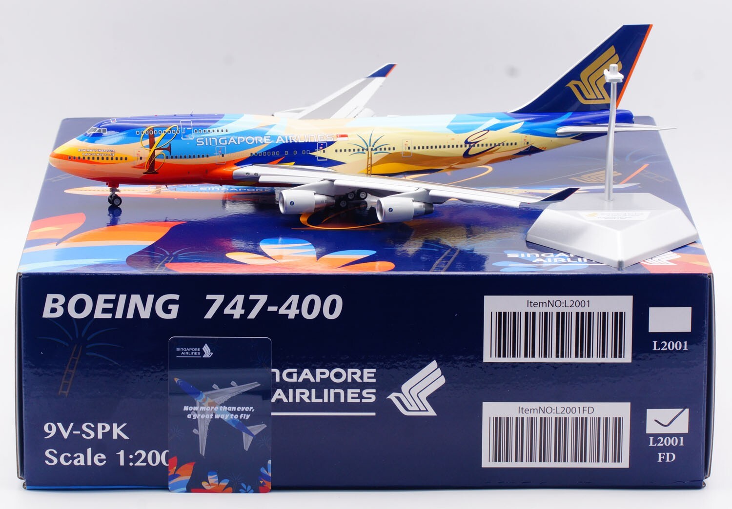 1/200 ボーイング747-400 4機セット FAREWELL INTER ボーイング 747-400 1/200 NH20044｜トレファク