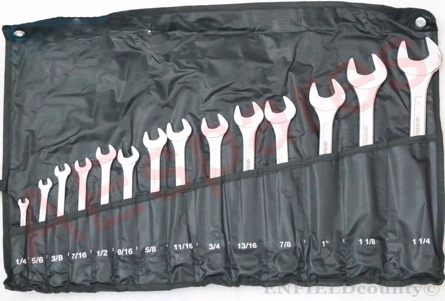 New 14 Pieces Multipurpose AF Combination Spanner Wrench Set 