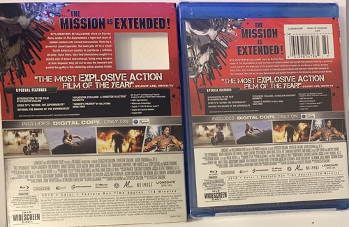 The Expendables (Blu-ray Disc, 2011, Extended Directors Cut) W/ Slipcover NEW