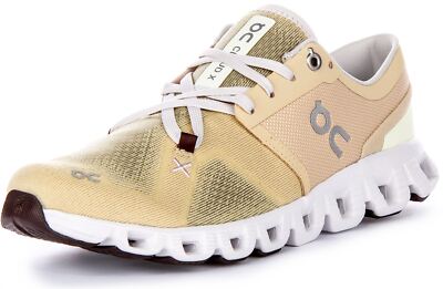 Pre-owned On Running Cloud X 3 Ultralight Fast Savanah Womens Sneaker Sand Us 5 - 11