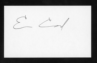Eric Cornell Nobel Prize Winner Signed 3x5 Index Card R1049